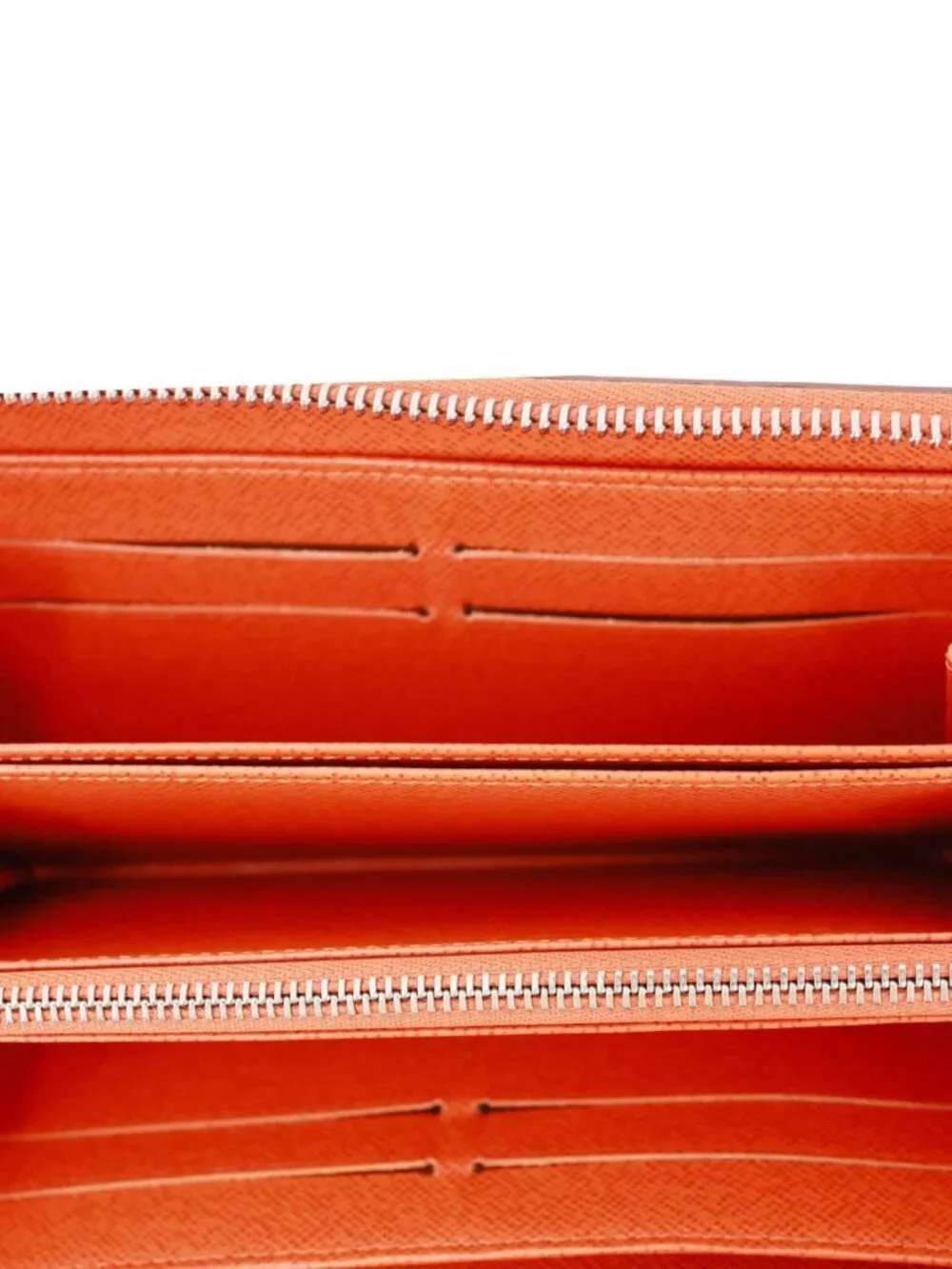 Louis Vuitton Zippy Epi Leather Wallet Orange